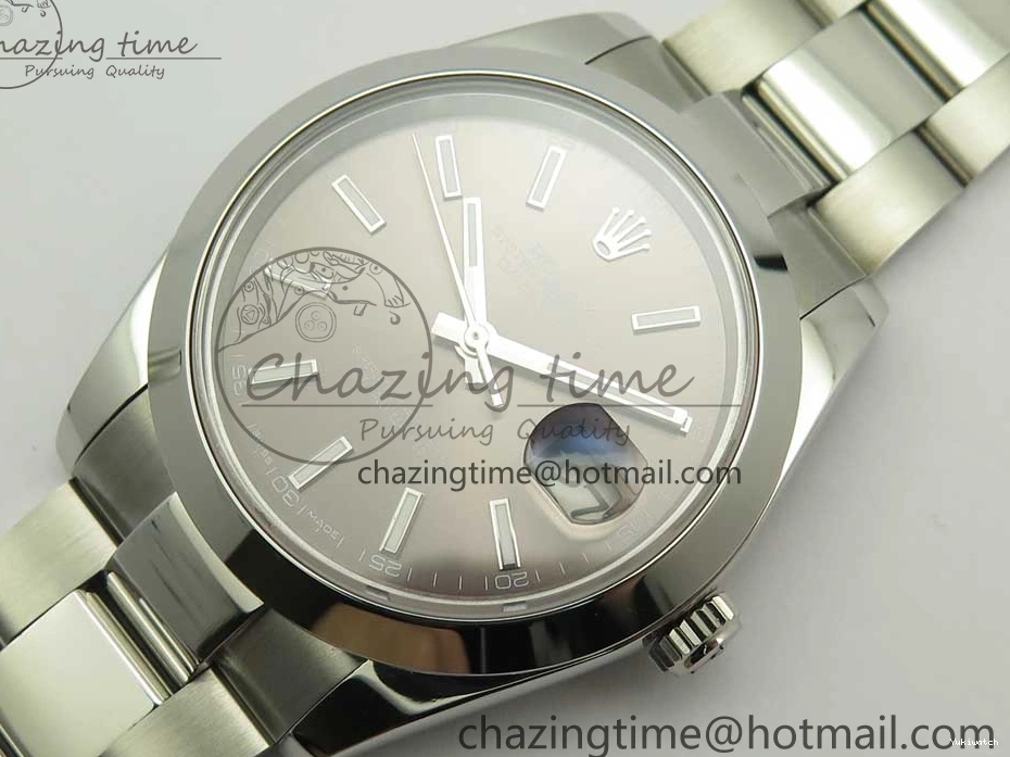 DateJust Best Dial Gray BP Sticks on 126334 41mm Bracelet Makers 1:1 SS Oyster II Edition 0808